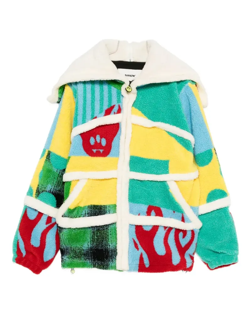 BARROW graphic-print hoodie - Grün Grün