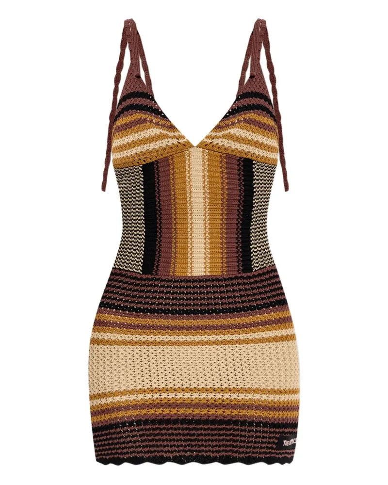 ATTICO Estate Meravigliosa Kleid - Braun Braun