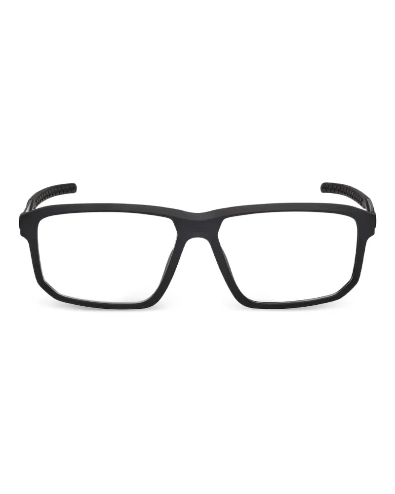 adidas Brille mit eckigem Gestell - Schwarz Schwarz