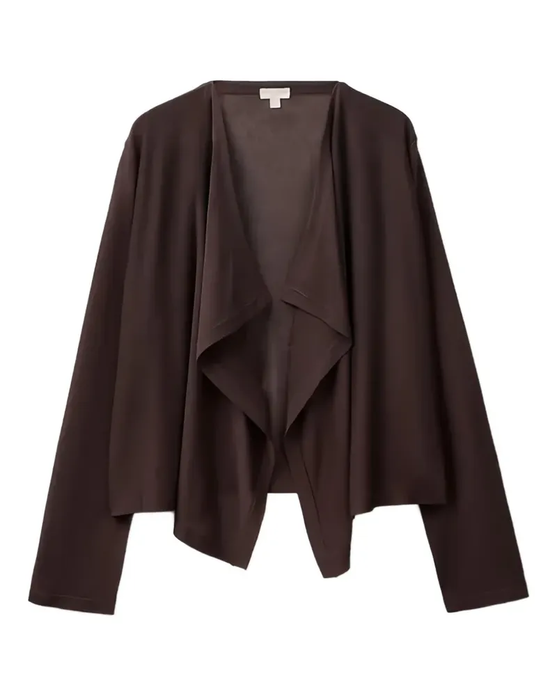 Benetton draped open-front cardigan - Braun Braun