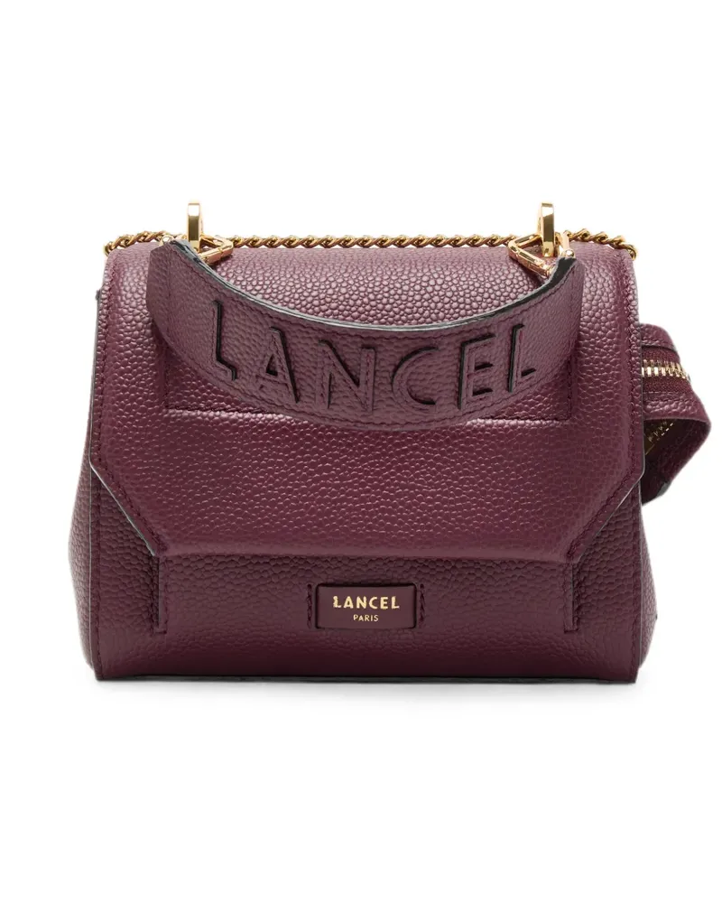 Lancel Ninon Schultertasche aus strukturiertem Leder - Violett Violett