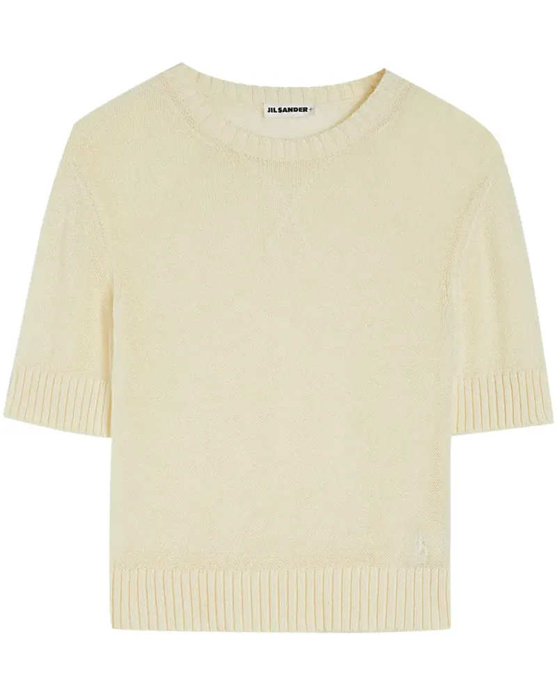 Jil Sander T-Shirt mit rundem Ausschnitt - Nude Nude