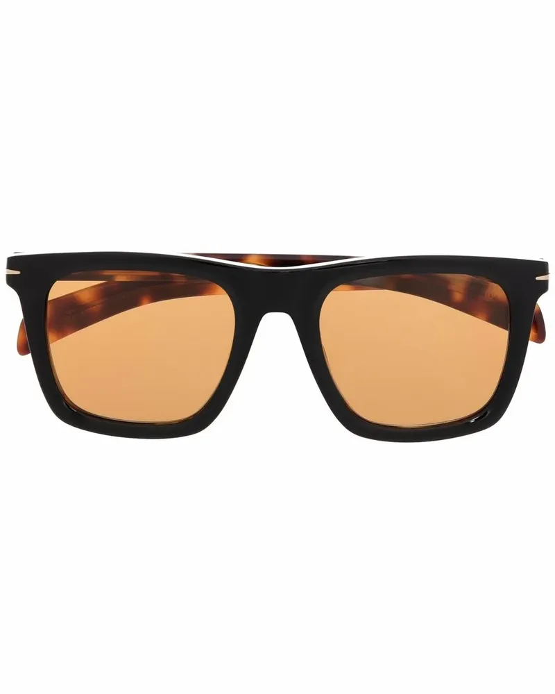 EYEWEAR by DAVID BECKHAM Sonnenbrille mit eckigem Gestell - Braun Braun