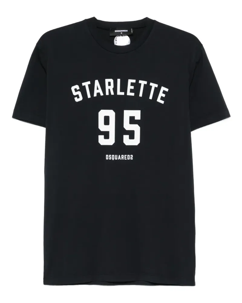 Dsquared2 T-Shirt mit Print - Schwarz Schwarz