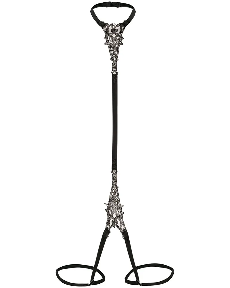 Fleur Of England Onyx' Top - Schwarz Schwarz