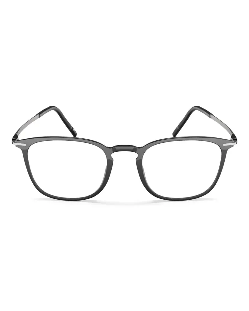 Silhouette square-frame glasses - Grau Grau