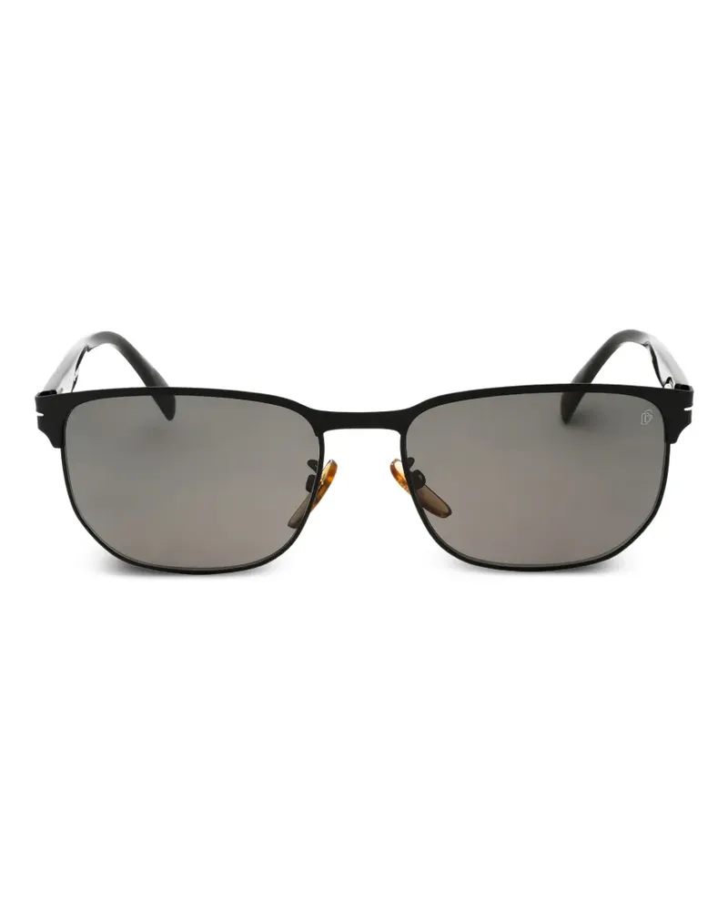 EYEWEAR by DAVID BECKHAM Sonnenbrille mit eckigem Gestell - Schwarz Schwarz