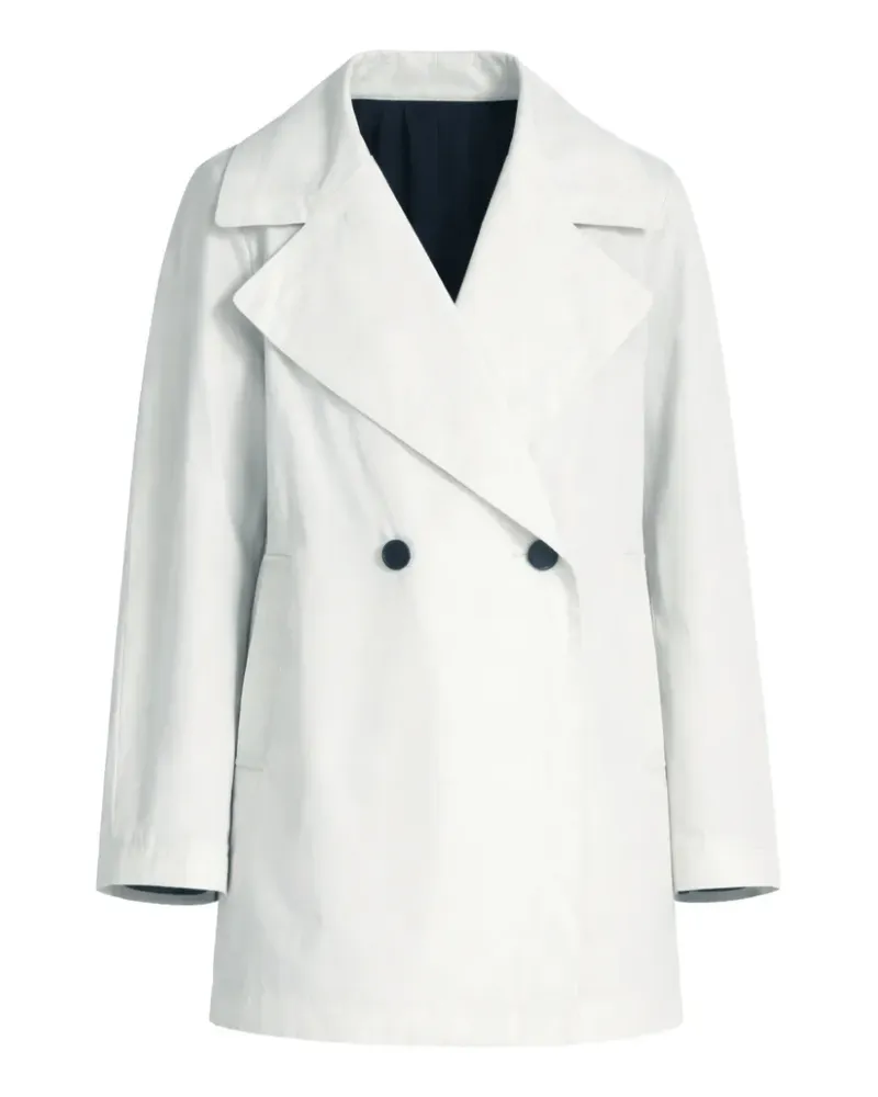 Liviana Conti Wallace button-fastening coat - Weiß Weiß