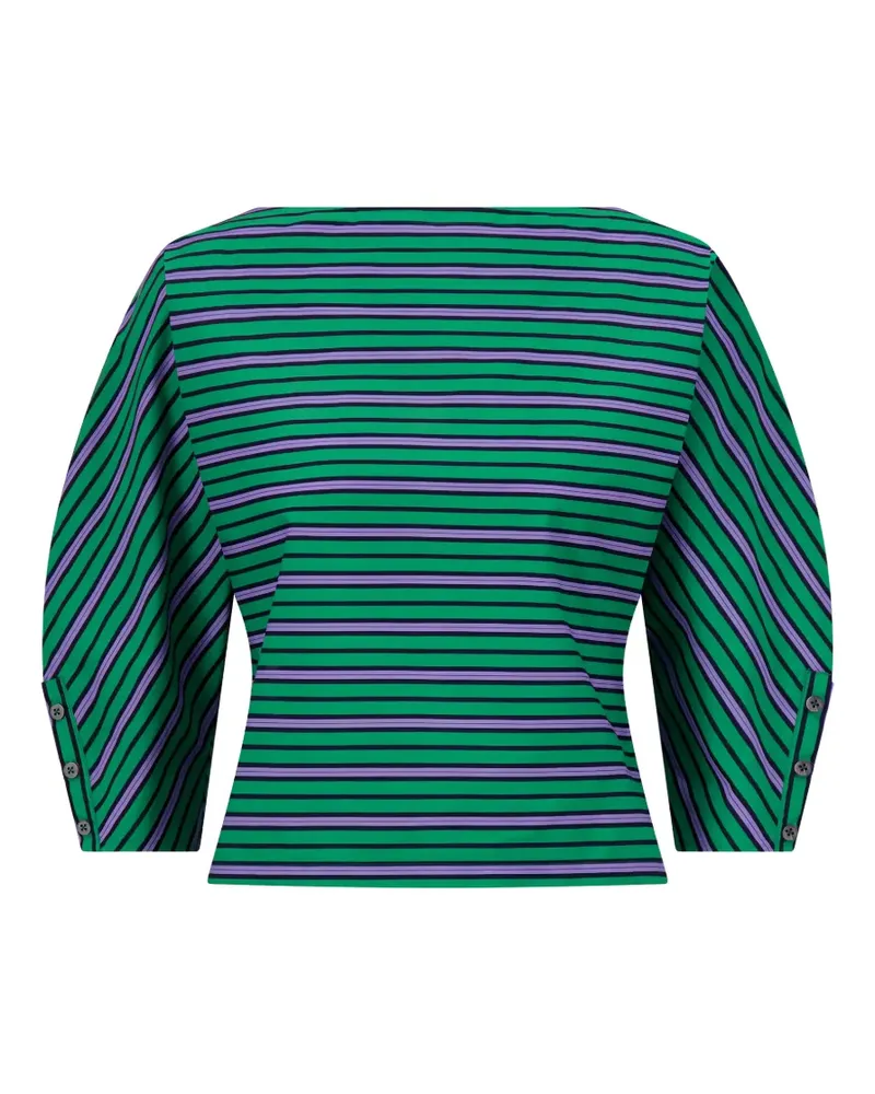 Lela Rose striped top - Grün Grün
