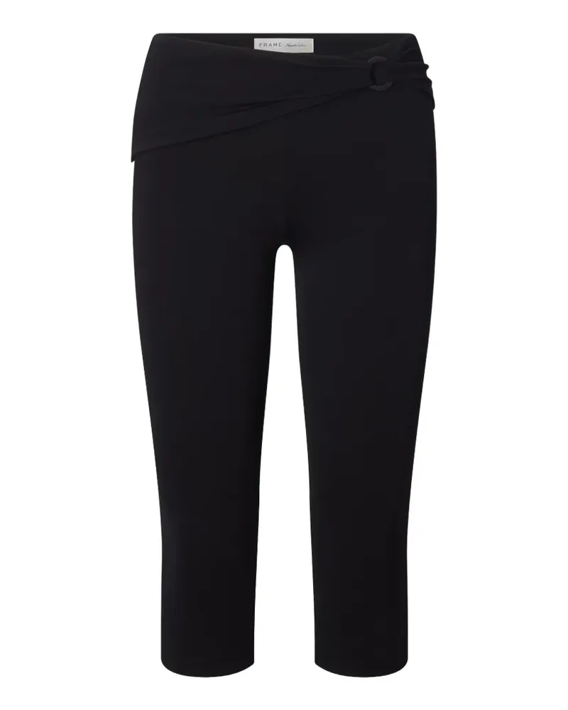 Frame Denim x Alexandra Leclerc Casino Capri Hose - Schwarz Schwarz