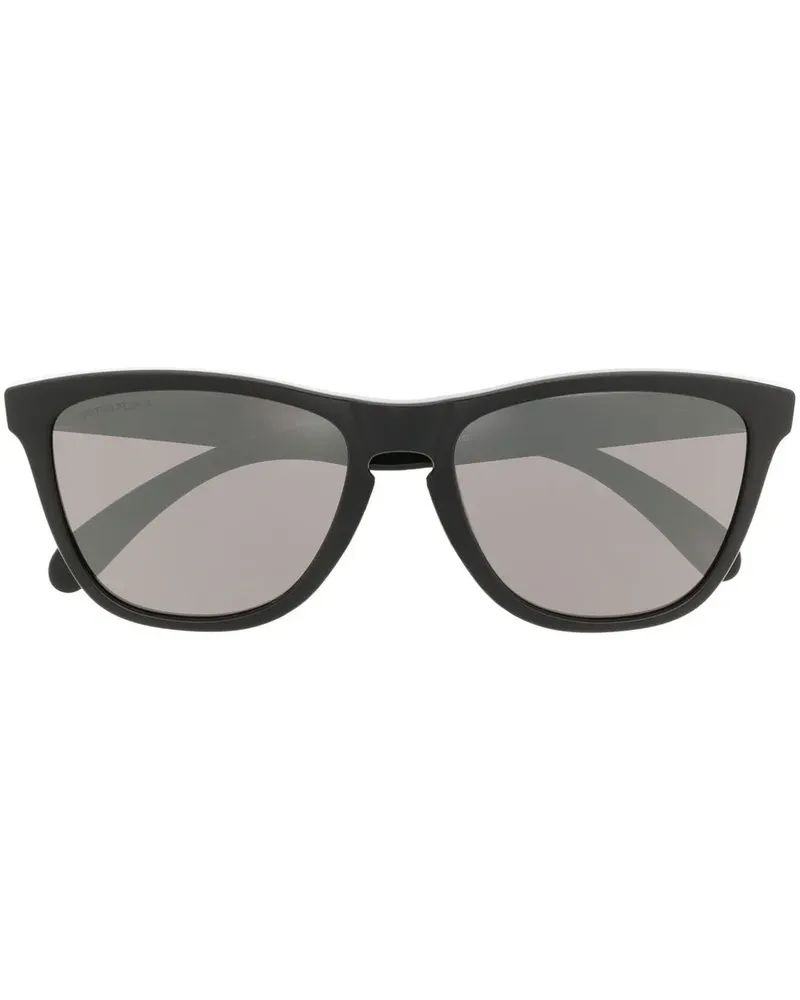 Oakley Eckige Sonnenbrille - Schwarz Schwarz