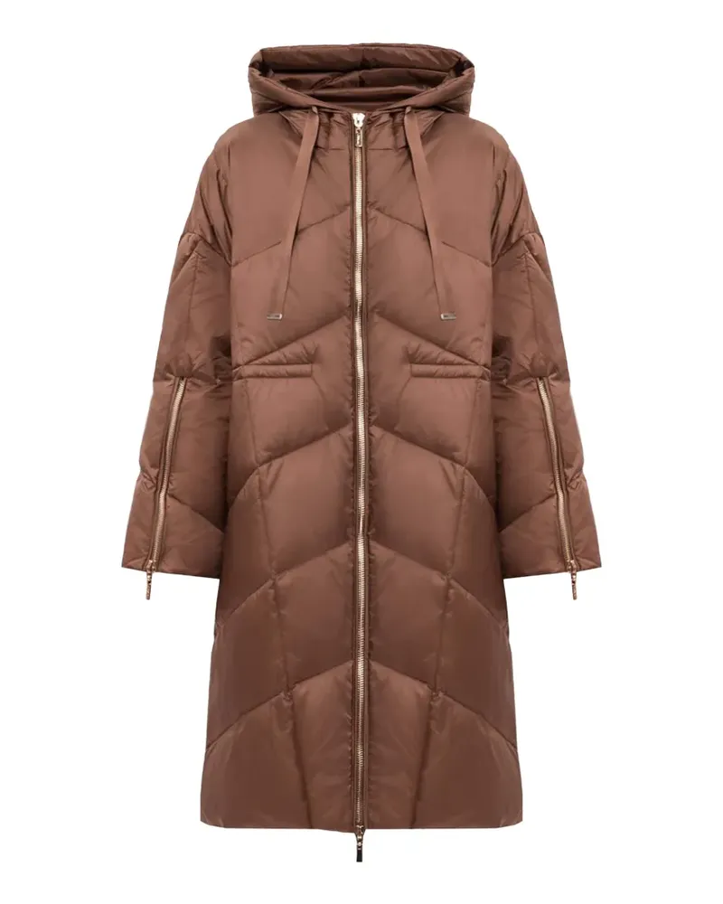 Twin-Set quilted hooded coat - Braun Braun