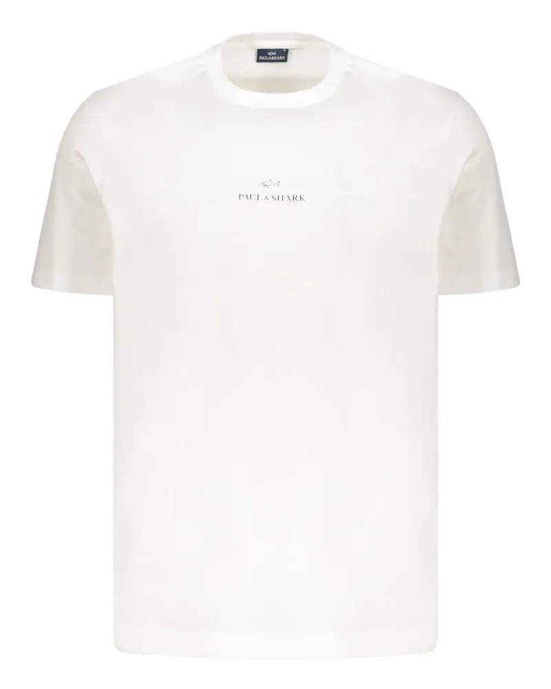 Paul & Shark T-Shirt mit Logo-Print - Weiß Weiß