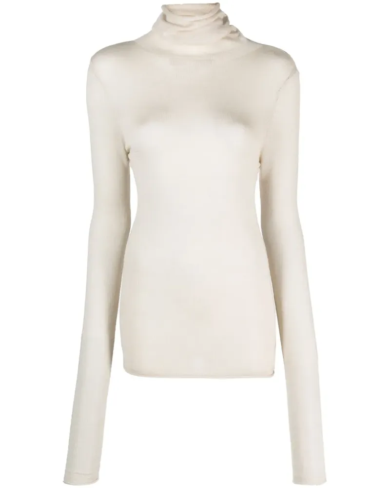 Wild Cashmere Fein gestrickter Pullover - Nude Nude