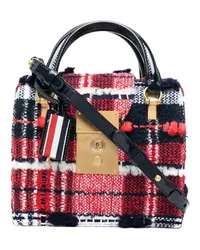 Thom Browne Mini Mrs. Thom Madras Handtasche Rot