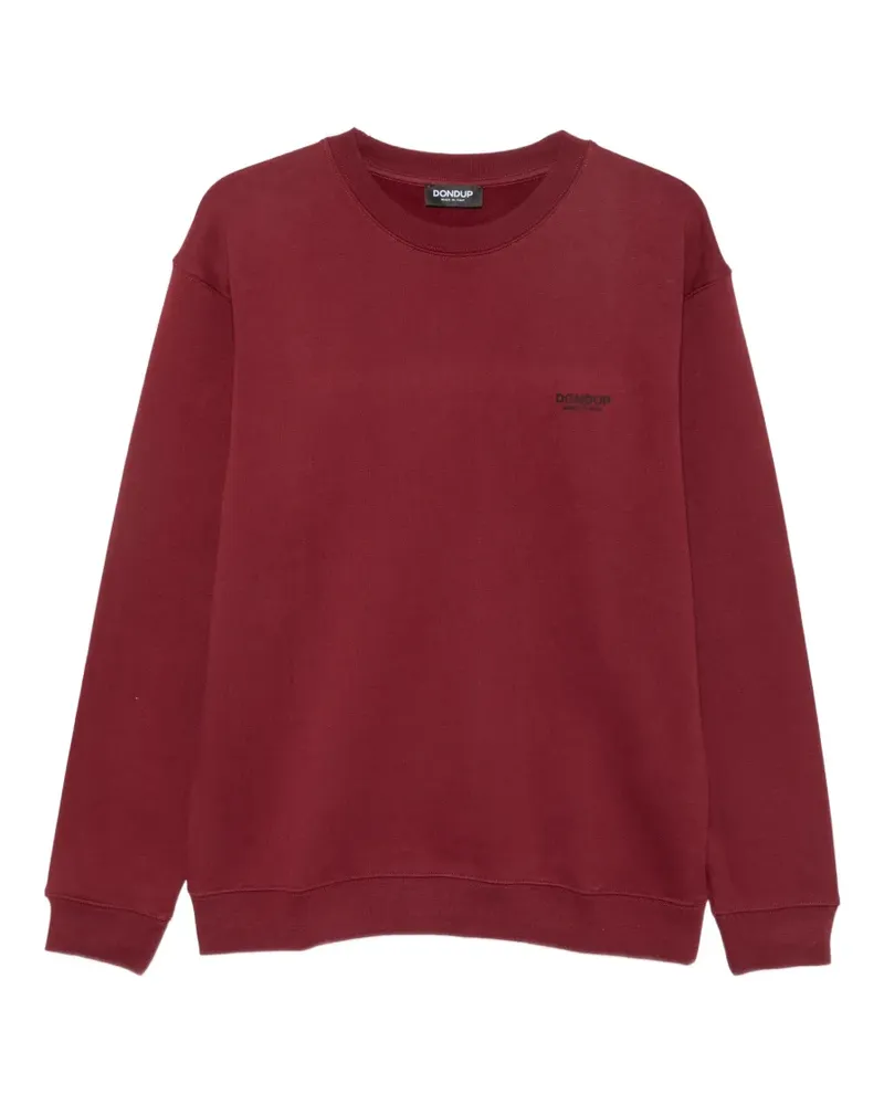 Dondup Pullover mit Logo-Print - Rot Rot