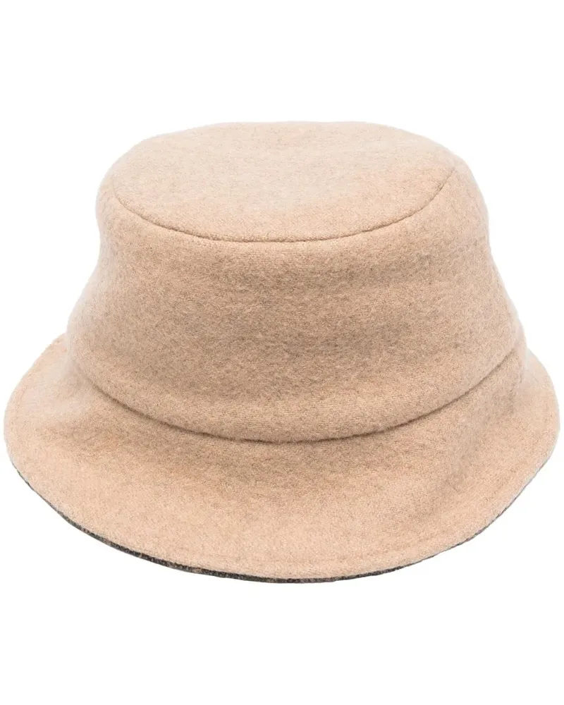 Fendi Fischerhut aus Filz - Nude Nude