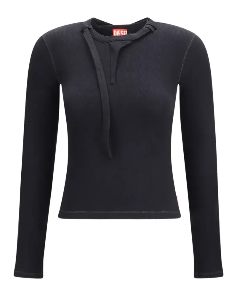 Diesel T-Iaras long-sleeved top - Schwarz Schwarz