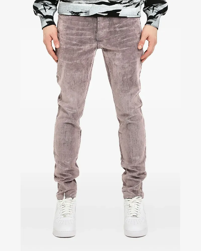 PURPLE BRAND Jeans mit aufgesetzter Tasche - Violett Violett