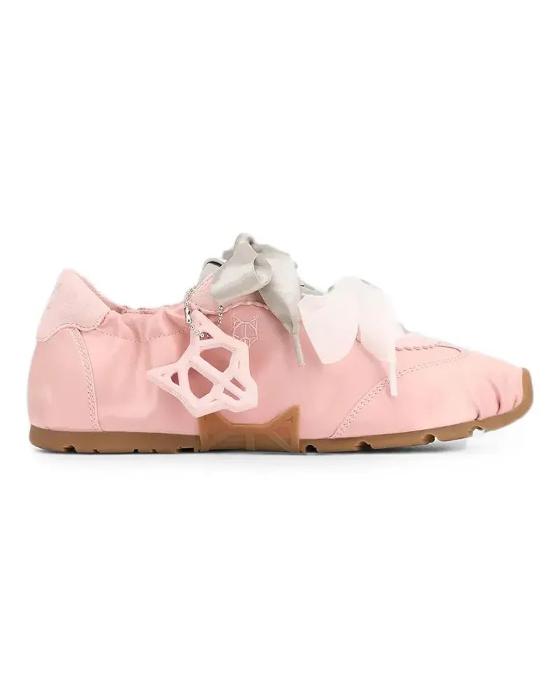 Naked Wolfe Sneakers mit Schleife - Rosa Rosa