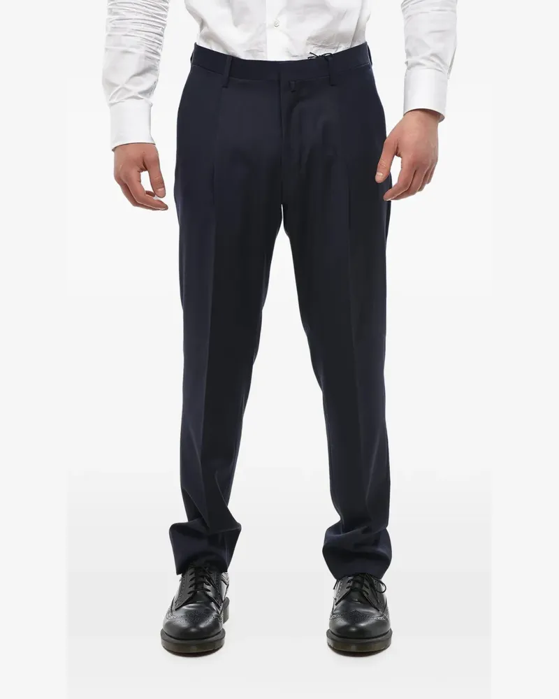 Corneliani Circle pleated trousers - Blau Blau