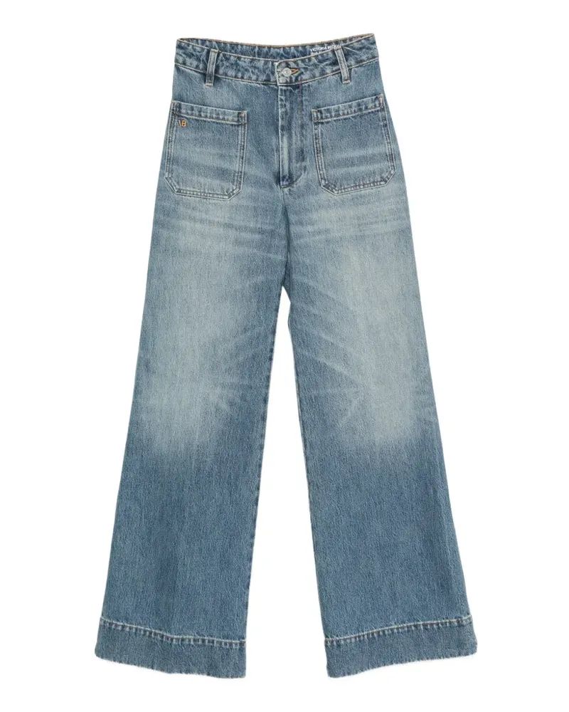 Victoria Beckham Jeans mit weitem Bein - Blau Blau
