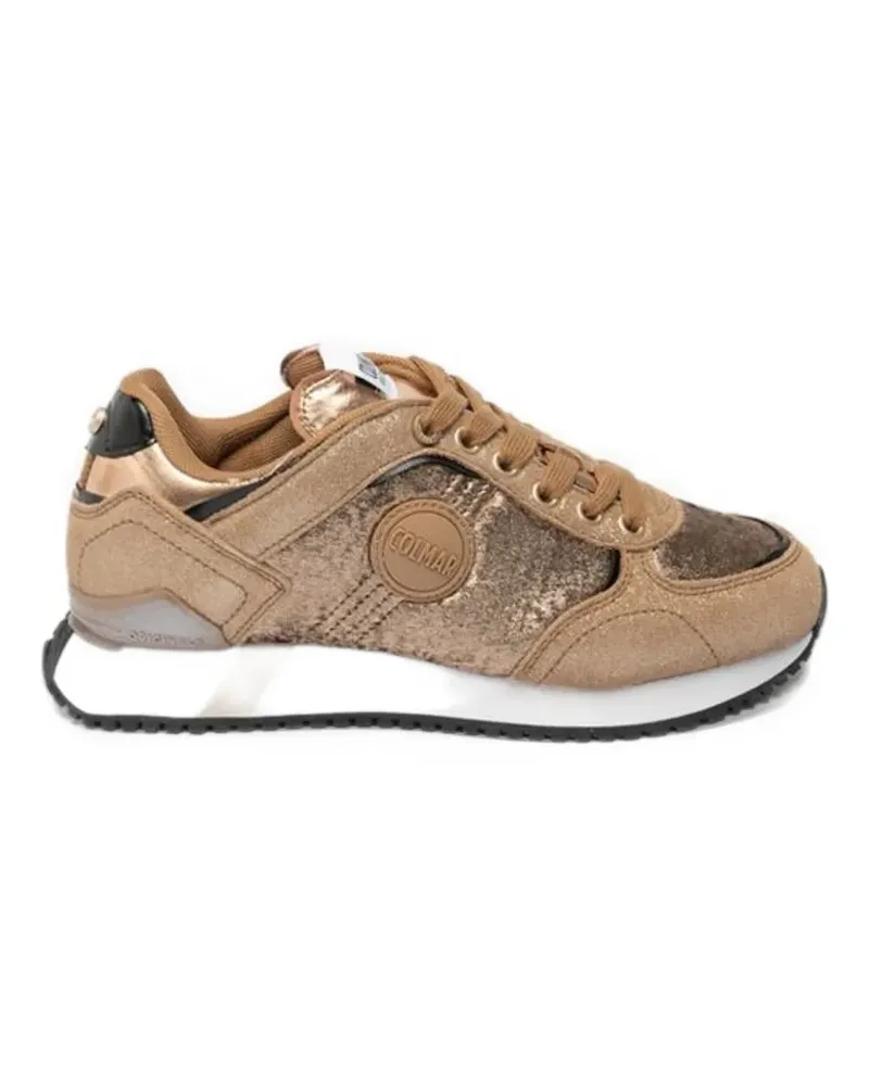 Colmar logo-patch low-top sneakers - Braun Braun