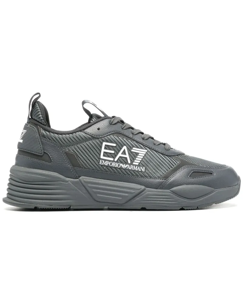 EA7 Sneakers mit Logo-Print - Grau Grau