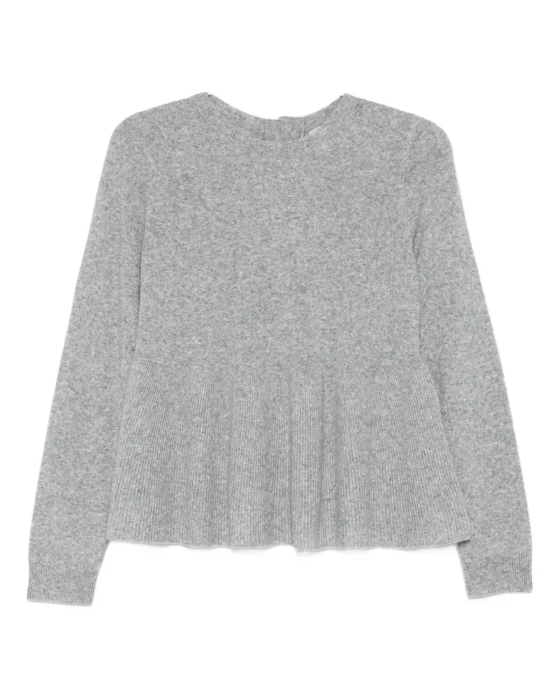 ba&sh peplum knitted top - Grau Grau