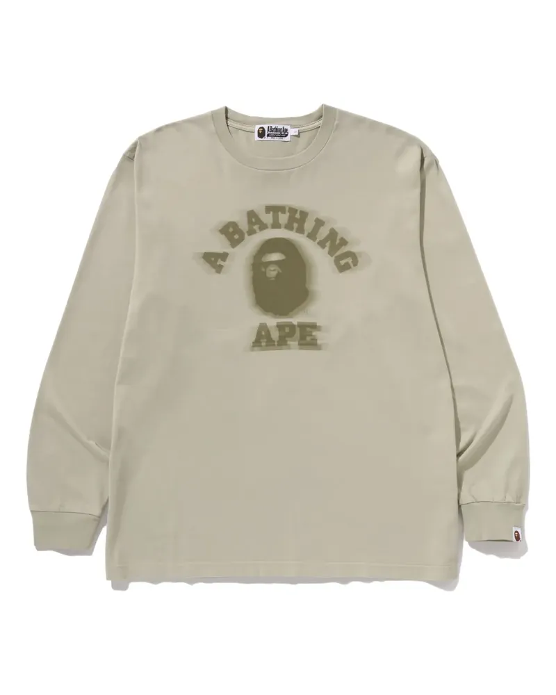 BAPE long-sleeve T-shirt - Nude Nude