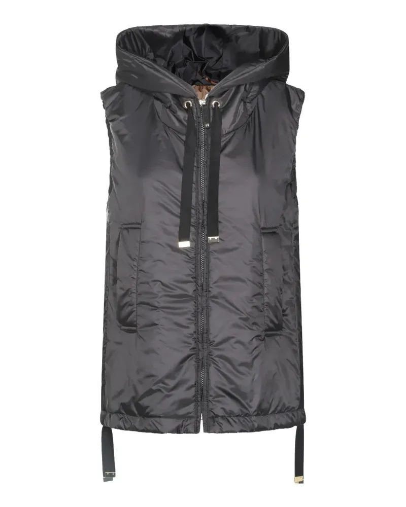 Max Mara The Cube hooded gilet - Schwarz Schwarz