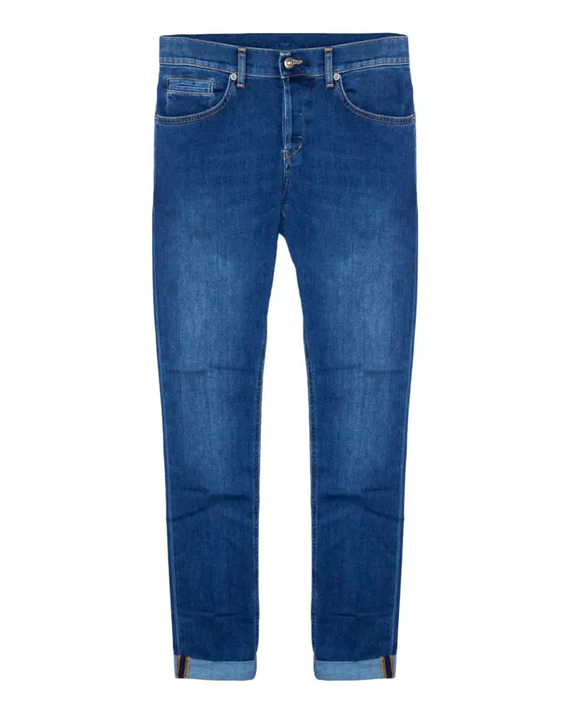 Dondup Ausgeblichene Slim-Fit-Jeans - Blau Blau
