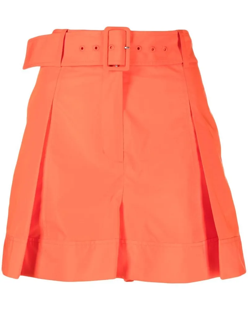 3.1 phillip lim Bundfaltenshorts mit Gürtel - Orange Orange