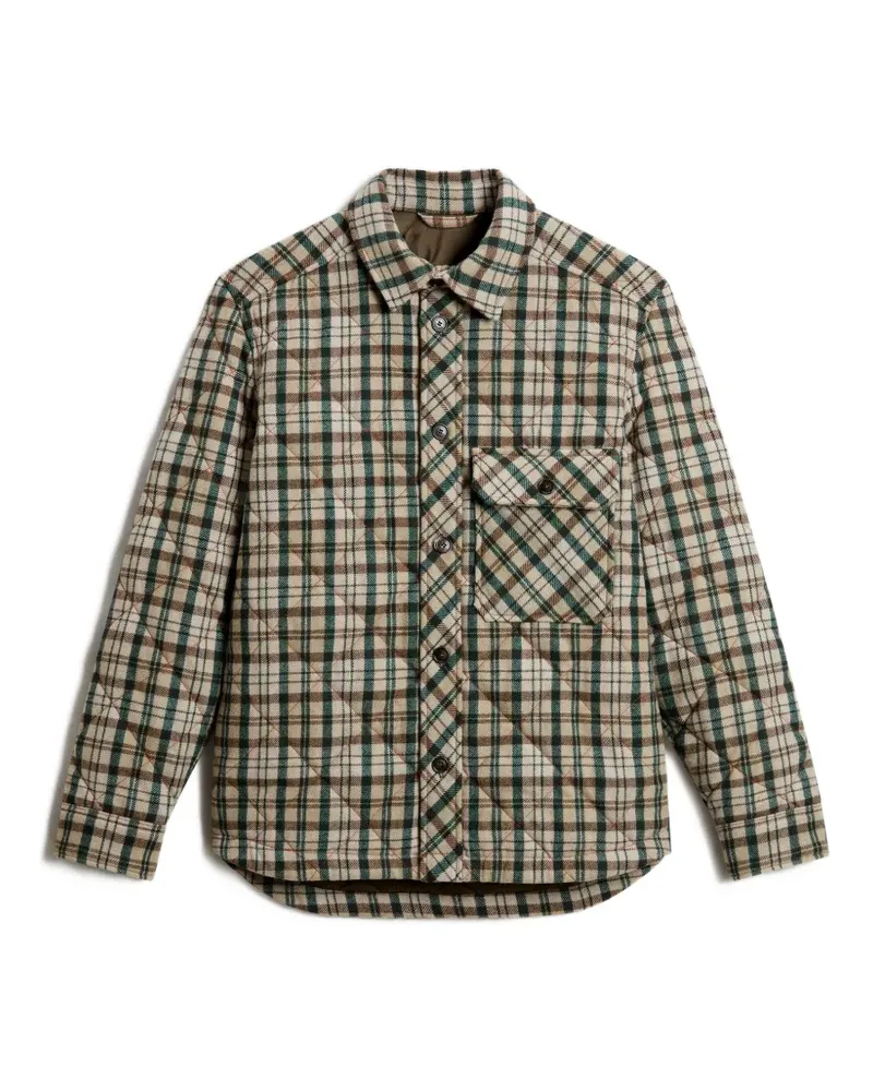 Woolrich Karierte Steppjacke - Nude Nude