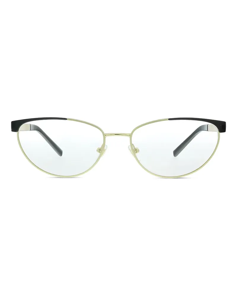 Versace Brille mit Cat-Eye-Gestell - Gold Gold