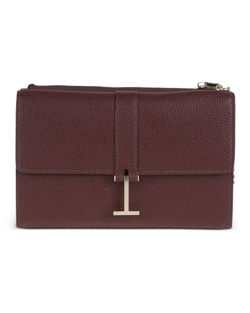 Tom Ford Schultertasche aus Leder - Rot Rot