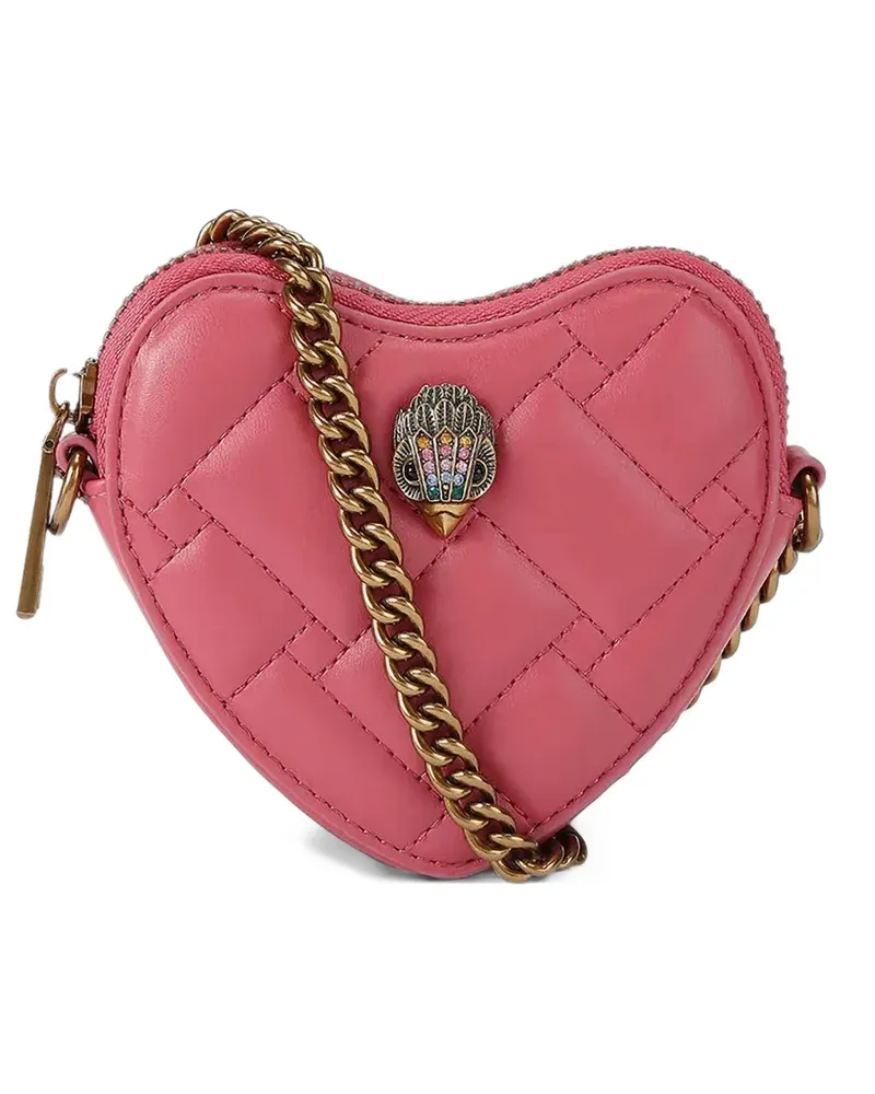 Kurt Geiger Micro Heart Umhängetasche - Rosa Rosa