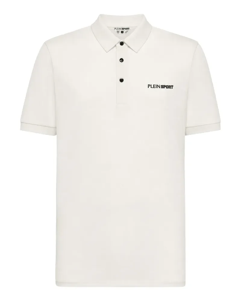 Philipp Plein Kurzärmeliges Dry-Fit Poloshirt - Weiß Weiß