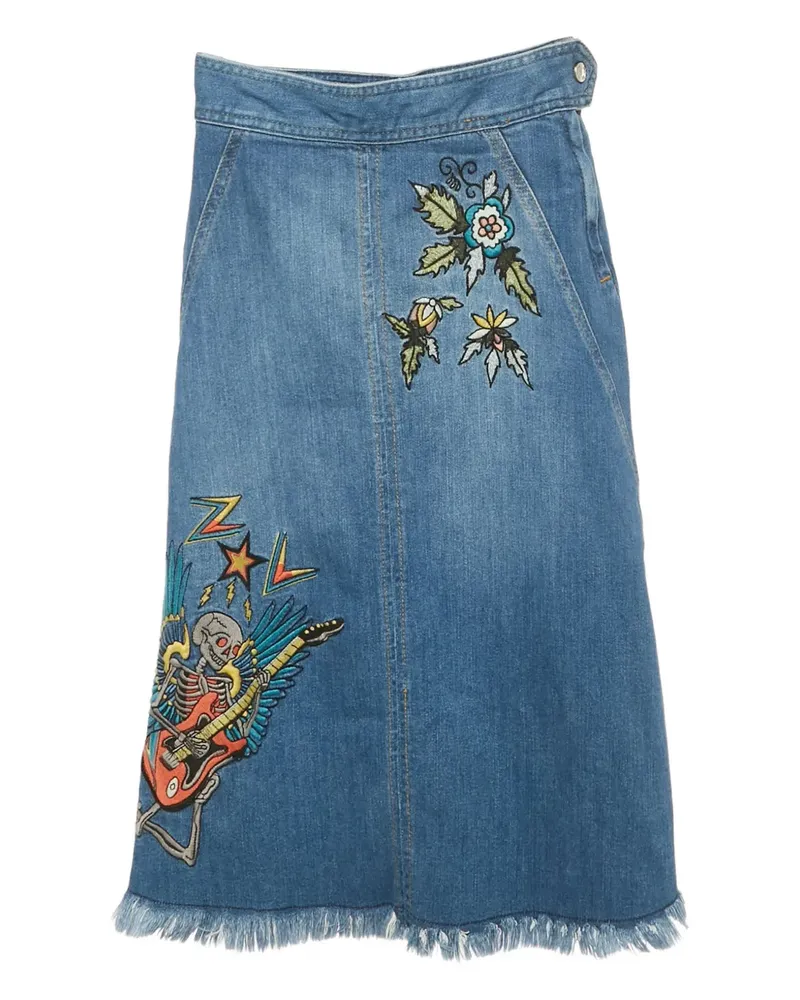 Zadig & Voltaire Bestickter Rock - Blau Blau