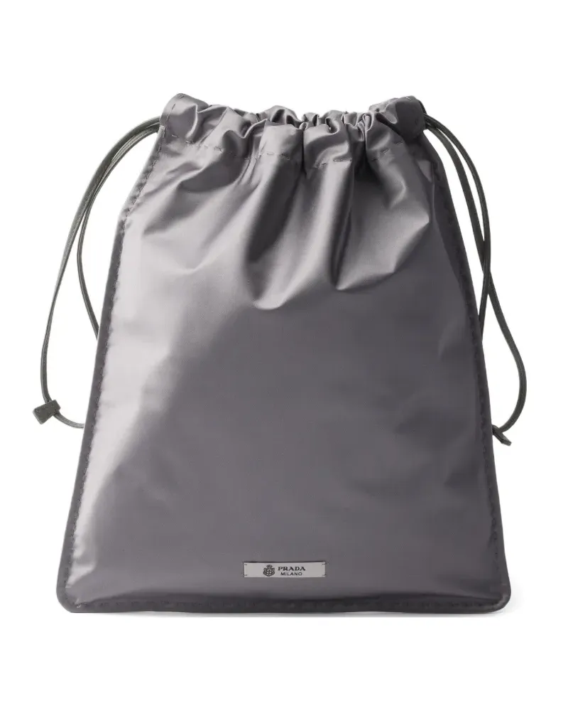 Prada Wish drawstring pouch - Grau Grau