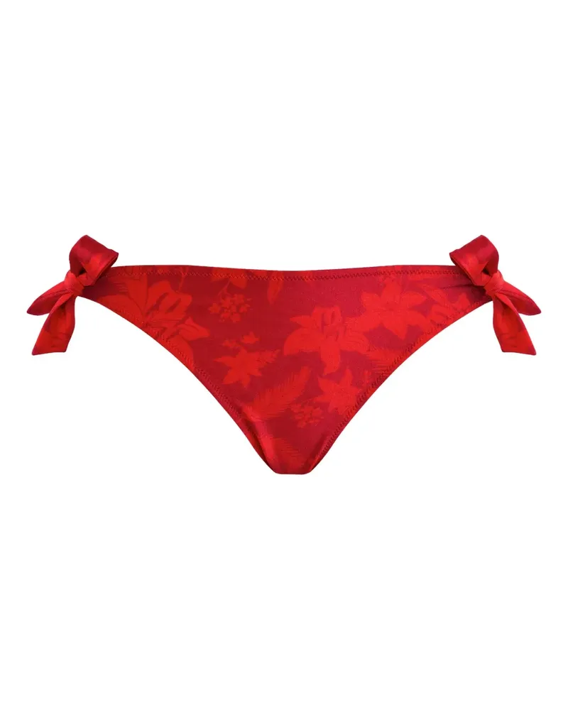 Vilebrequin Flower Power Bikinihöschen - Rot Rot