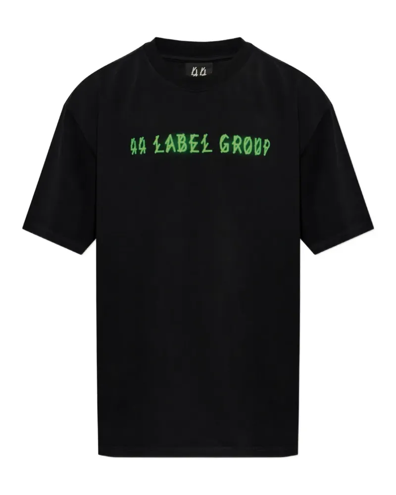 44 LABEL GROUP Jocker graphic-print T-shirt - Schwarz Schwarz