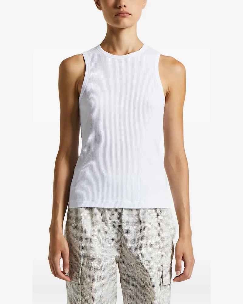 Peserico Geripptes Tanktop - Weiß Weiß