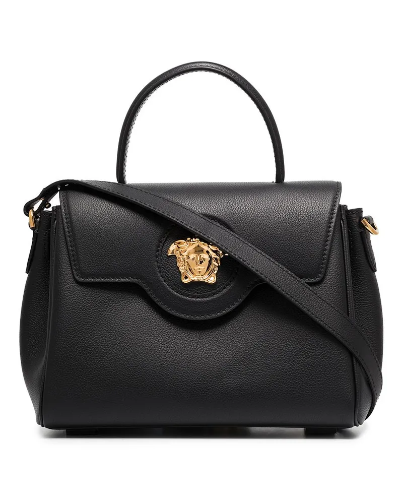 Versace La Medusa leather hand bag - Schwarz Schwarz