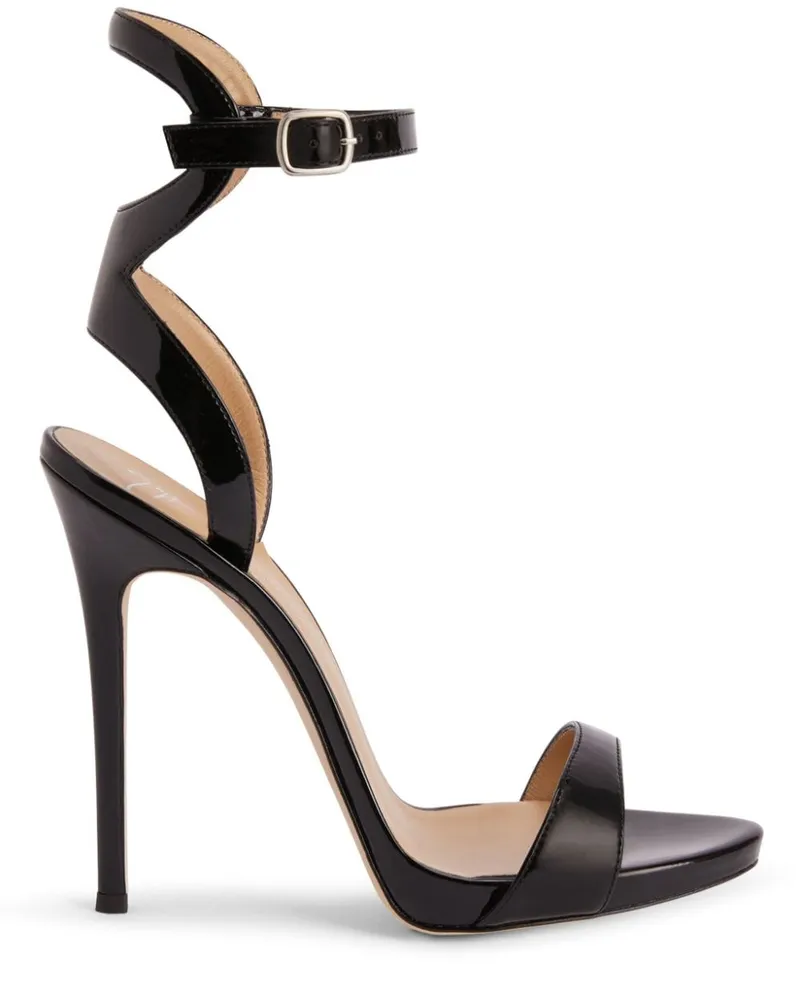 Giuseppe Zanotti Stiletto-Sandalen 120mm - Schwarz Schwarz