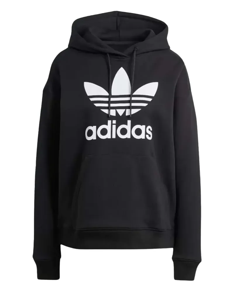 adidas trefoil hoodie - Schwarz Schwarz