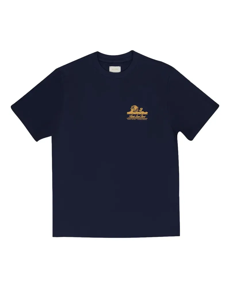 Aimé Leon Dore Unisphere T-Shirt mit Logo-Print - Blau Blau