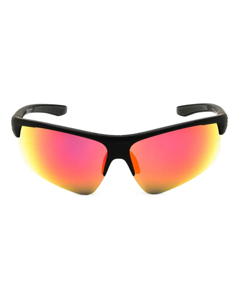 Under Armour UA Clutch wraparound-frame sunglasses - Schwarz Schwarz