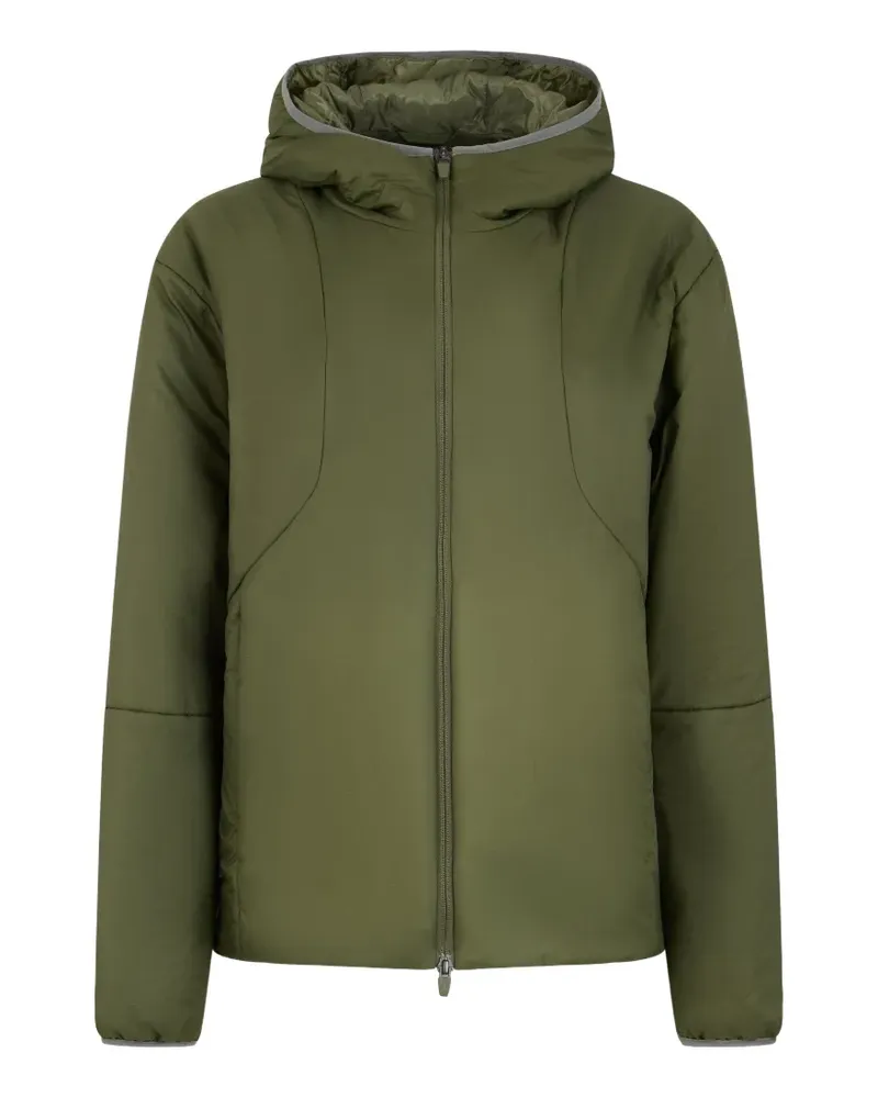 Herno hooded zip-up jacket - Grün Grün