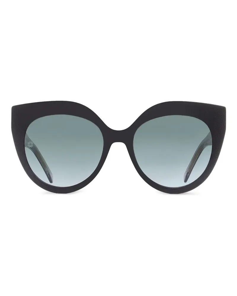 Elie Saab Sonnenbrille mit Cat-Eye-Gestell - Schwarz Schwarz